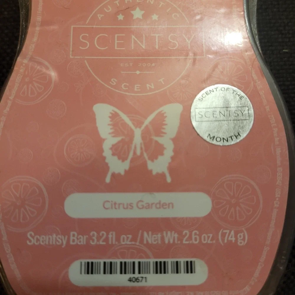 Lot Of 4 New Scentsy‎ Wax Fruit Of The Month  - 3.2 oz Bars -